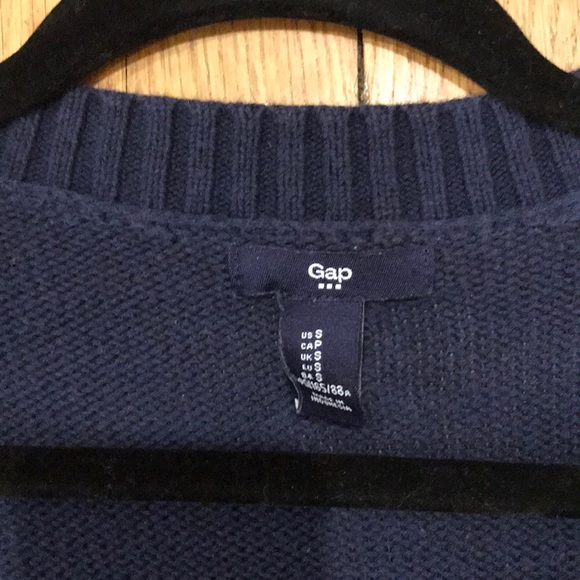Gap Women’s Cardigan Navy Blue Size S - Picture 2 of 3